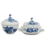 ROYAL COPENHAGEN Teeservice f. 6 Personen 'Blaue Blume', 1950er Jahre. - фото 6