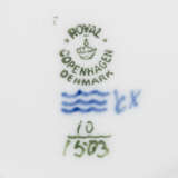 ROYAL COPENHAGEN Teeservice f. 6 Personen 'Blaue Blume', 1950er Jahre. - Foto 8