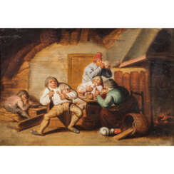 In der Art von Adriaen BROUWER (1605/06-1638) "Bauern in einer Schänke"