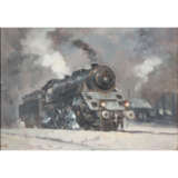 RONEK, JAROSLAV (1892-1962), "Dampflokomotive mit Tender", - photo 1