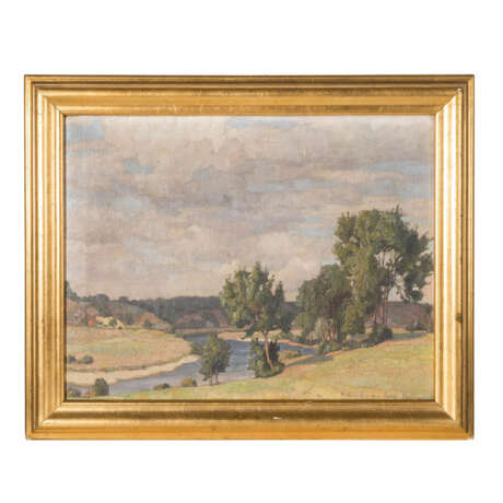 KAISER, RICHARD (1868-1941), "Flusslandschaft", - Foto 2