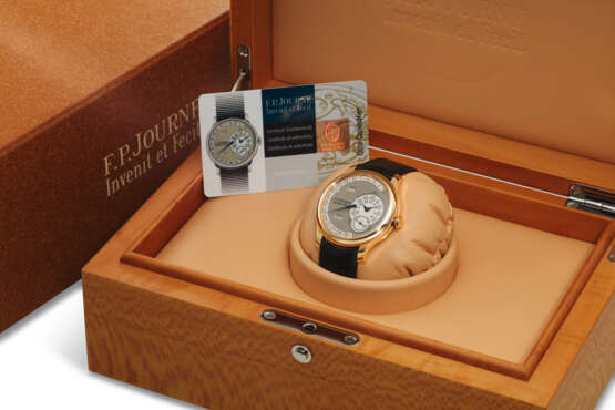 F.P. JOURNE, OCTA CALENDRIER, A FINE 18K PINK GOLD TRIPLE CALENDAR WRISTWATCH WITH SUBSIDIARY SECONDS - фото 4