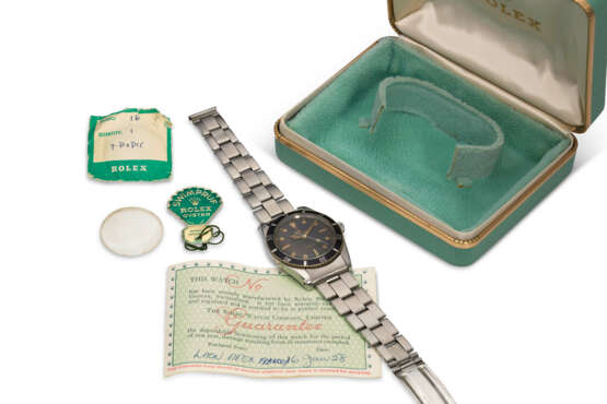 ROLEX, REF. 6536, SUBMARINER, A VERY RARE AND ATTRACTIVE STEEL DIVER’S WRISTWATCH WITH SWEEP CENTER SECONDS - фото 3