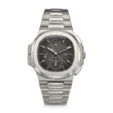 PATEK PHILIPPE, REF. 5990/1A-001, NAUTILUS, A FINE STEEL DUAL TIME FLY-BACK CHRONOGRAPH WRISTWATCH - photo 1