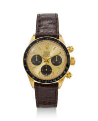ROLEX, REF. 6263, DAYTONA, A RARE 14K YELLOW GOLD CHRONOGRAPH WRISTWATCH, RETAILED AND SIGNED BY TIFFANY &amp; CO.