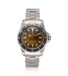 ROLEX, REF. 5513, SUBMARINER, A FINE AND HIGHLY ATTRACTIVE STEEL DIVER’S WATCH WITH POINTED CROWN GUARDS AND TROPICAL DIAL