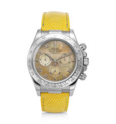 ROLEX, REF. 116519, DAYTONA ”BEACH”, AN 18K WHITE GOLD AUTOMATIC CHRONOGRAPH WRISTWATCH WITH MOTHER OF PEARL DIAL