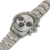 ROLEX, REF. 6262, DAYTONA, EXOTIC “PAUL NEWMAN” DIAL, A VERY FINE AND RARE STEEL CHRONOGRAPH WRISTWATCH ON BRACELET - Foto 2