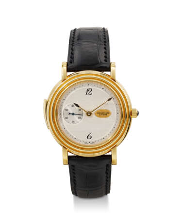 PARMIGIANI FLEURIER, REF. C03521, TORIC, A FINE AND ATTRACTIVE 18K YELLOW GOLD MINUTE REPEATING WRISTWATCH WITH SUBSIDIARY SECONDS GUILLOCHE DIAL - фото 1