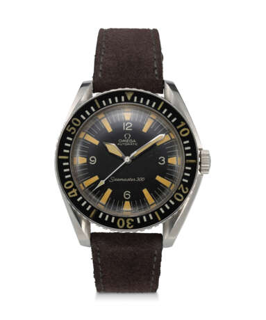 OMEGA, REF. ST 165.024, A VERY ATTRACTIVE SEAMASTER “300”, STEEL DIVERS WRISTWATCH WITH LUMINOUS BEZEL - фото 1