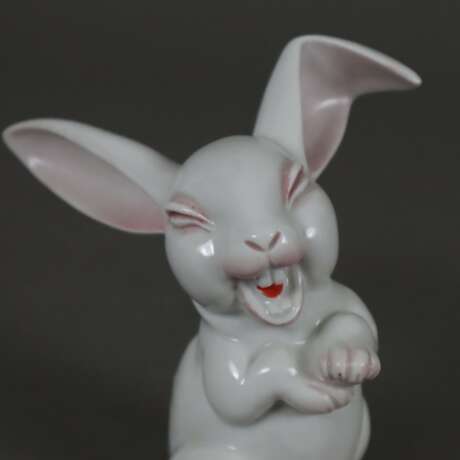 Zwei Porzellanfiguren "Lachender Hase" - photo 3