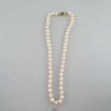 Perlenkette mit Goldverschluss - Foto 3