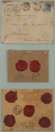 Alte Briefumschläge mit Siegeln - photo 1
