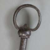Großer Barockschlüssel -Eisen, Alters- bzw. Gebrauchsspuren, L.ca.17cm - Foto 3