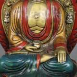 Buddha Shakyamuni in Aureole auf Lotosthron - фото 4