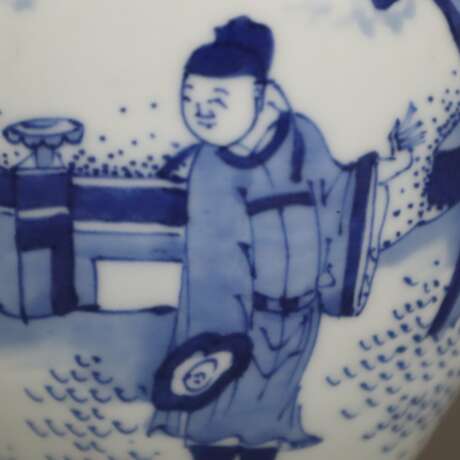 Teedose mit blauer Malerei im Kangxi-Stil - photo 5