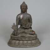 Sitzender Buddha Bhaishajyaguru - Foto 1