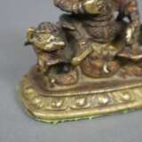 Miniaturfigur "Jambhala auf einem Löwen sitzend" - photo 4