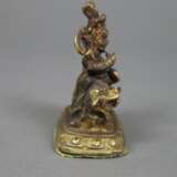 Miniaturfigur "Jambhala auf einem Löwen sitzend" - Foto 5