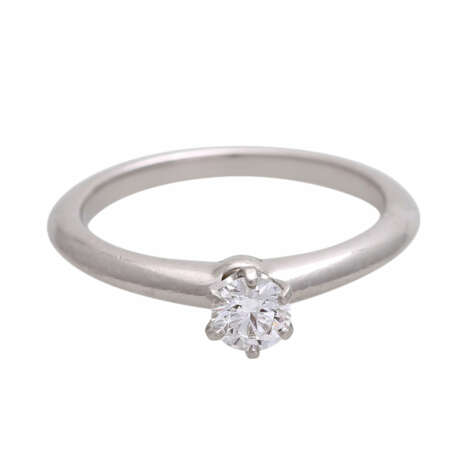 TIFFANY Solitär-Ring mit 1 Brillant ca. 0,29 ct - photo 1