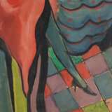 Unbekannte/r Künstler/in -1.Hälfte 20.Jh.- Zwei Damen mit ausladenden Hüten im Straßencafé, Öl auf Hartfaser, unten rechts mit Signatur "Jules Pascin", ca. 68 x 48 cm, unter Glas gerahmt - Foto 7