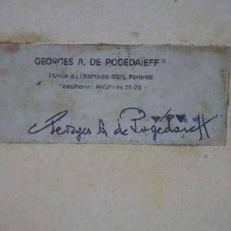 Pogédaieff, Georges de (1894-1971, im Stil von) - фото 8