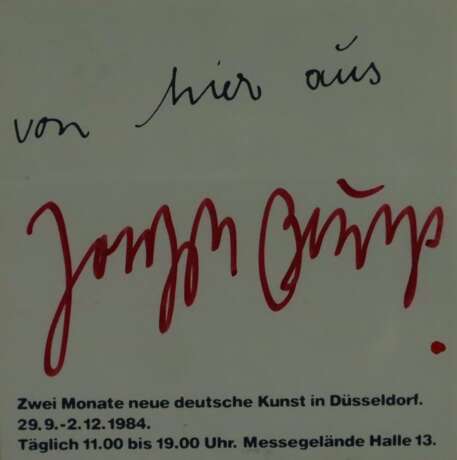 Beuys, Joseph (1921 Krefeld - Foto 1