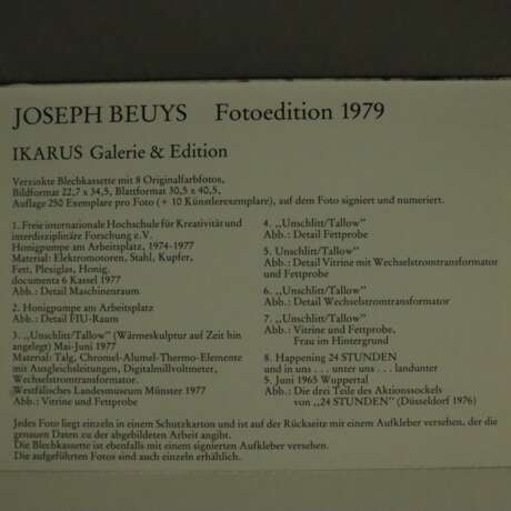 Beuys, Joseph (1921 Krefeld - Foto 4