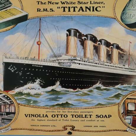 Werbeplakat "Vinolia Soap" - фото 3