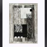 Серия "Черный-белый" Papier Acryl Abstrakte Kunst Russland 2022 - Foto 3