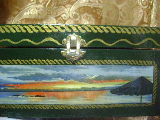 “Jewelry box with 5 compartments” Landscape painting 2018 - photo 3