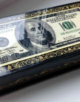 Шкатулка купюрница. ручная работа Шкатулка купюрница. ручная работа