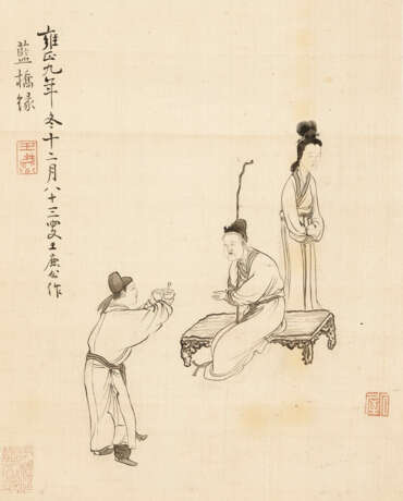 WITH SIGNATURE OF WANG SHUGU (19TH-20TH CENTURY) - Foto 12