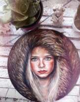 Canvas on cardboard, Oil, Realism, Portrait, Ukraine, 2021 Canvas on cardboard, Oil, Realism, Portrait, Ukraine, 2021