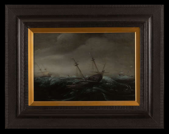 Корабли в бурном море Pieter Cornelisz Verbeeck (1610 - 1654) Bois naturel Huile Marine Les Pays-Bas Âge d'or de la peinture néerlandaise 1620 - photo 1