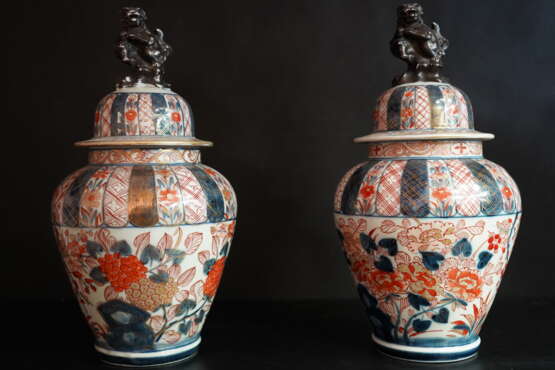 Lot de 2 pièces, Школа Арито, Céramique, Peinte à la main, Japon, 18 век - photo 1