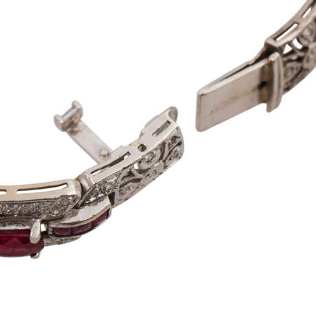 Armband im Art-Deco-Stil, mit Rubinen - фото 5