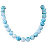 Collier aus Larimar, - photo 1