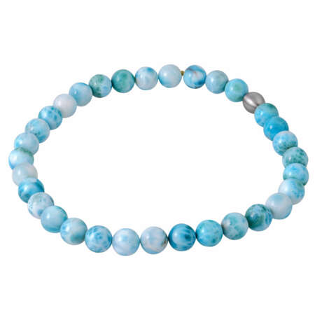 Collier aus Larimar, - photo 3