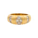 Ring mit 10 Brillanten zus. ca. 0,5 ct, - photo 5