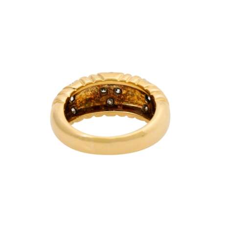 Ring mit 10 Brillanten zus. ca. 0,5 ct, - photo 2