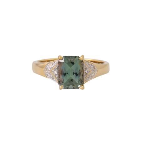 Ring mit grünem Tansanit ca. 2,54ct, - фото 2
