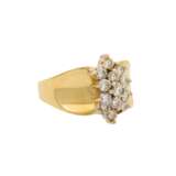 Ring mit Brillanten von zus. ca. 0,85 ct, - Foto 1