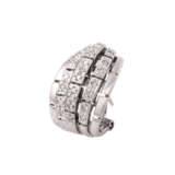 Ohrringe mit Diamanten, zus. ca. 0,36 ct, - Foto 5