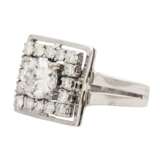 Ring mit Brillant ca. 0,90 ct und 16 Brillanten - фото 5