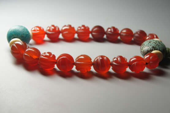 A AGATE BEADS OF QING DYNASTY - photo 6