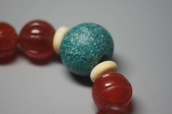 A AGATE BEADS OF QING DYNASTY - photo 7