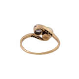 Ring mit Altschliffdiamant ca. 0,35ct, - фото 4
