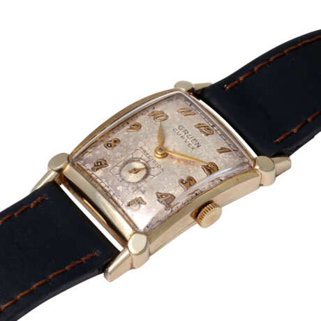 GRUEN Vintage Precision Curvex, Ref: 370-642. Armbanduhr. Ca. 1950er Jahre. - фото 5