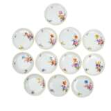 MEISSEN Teeservice f. 12 Personen 'Bunte Blume', 1. Wahl, 20. Jh. - фото 3